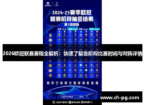 2026欧冠联赛赛程全解析：快速了解各阶段比赛时间与对阵详情